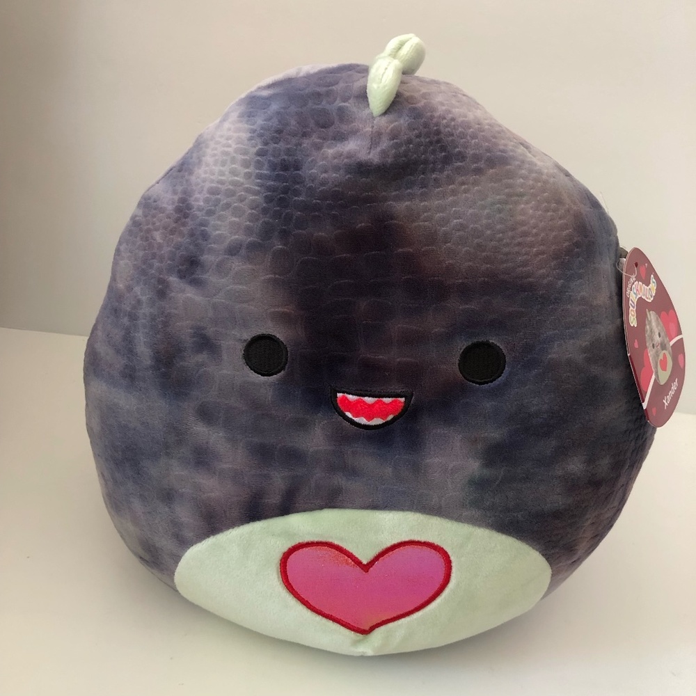 Squishmallows Valentine's Day Xander 12" T-Rex Dinosaur Plush Animal 2023 - NWT